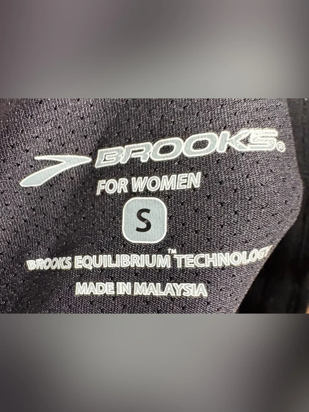 Brooks Black Athletic Running Shorts with Logo - Picture 4 of 4